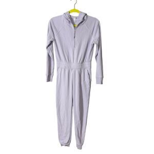 Zella Girls Time Off Hooded Jumpsuit Purple Size 10/12